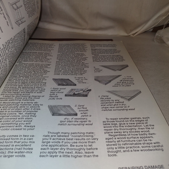 2 Sunset Books Bookshelves & Cabinets, Furniture Finishing & Refinishing PB GC - Picture 6 of 6